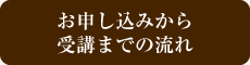 お申し込みから受講までの流れ